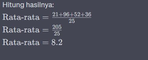 Rumus rata rata data kelompok dalam statistik Berbagai sumber