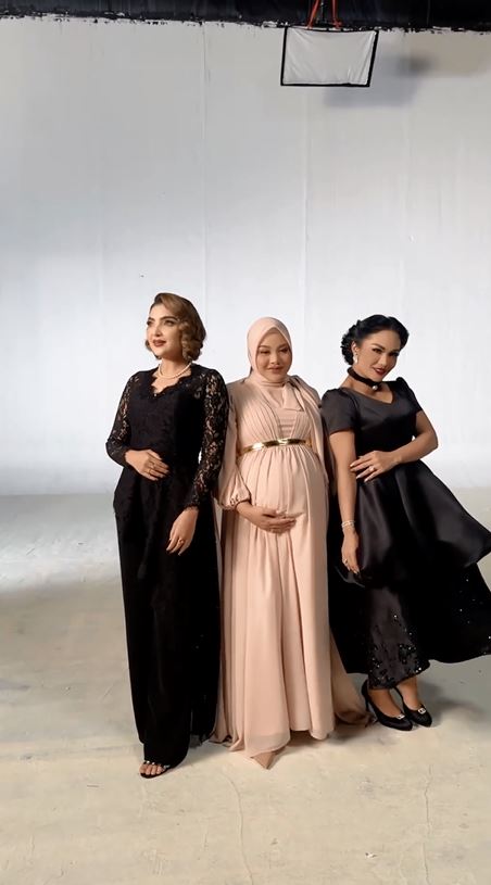 momen keluarga aurel syuting video klip © instagram