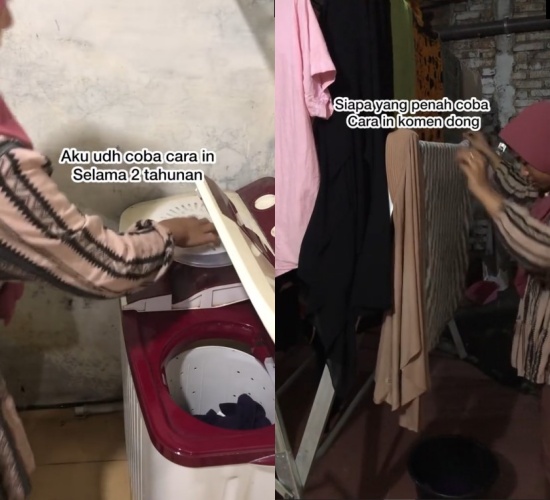 cuci handuk agar bebas dari jamur © TikTok cuci handuk agar bebas dari jamur © TikTok