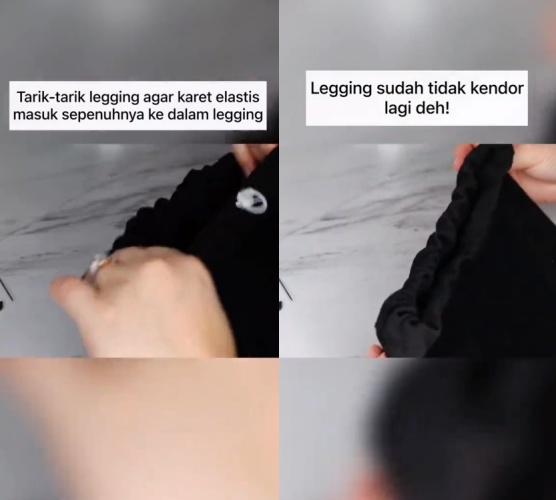 akali celana legging pinggangnya melar © TikTok akali celana legging pinggangnya melar © TikTok