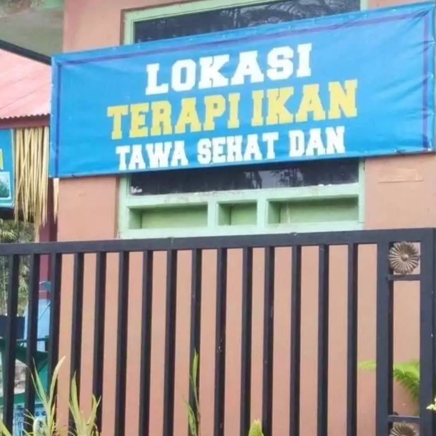 Tulisan nggak lengkap di tempat umum Berbagai sumber