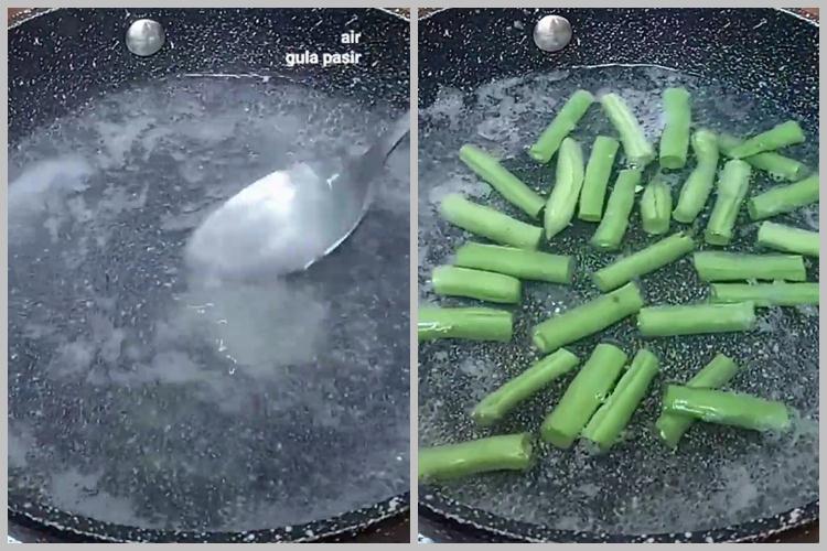 Tanpa baking soda dan garam, ini trik merebus buncis agar tetap hijau cerah pakai 1 bahan dapur