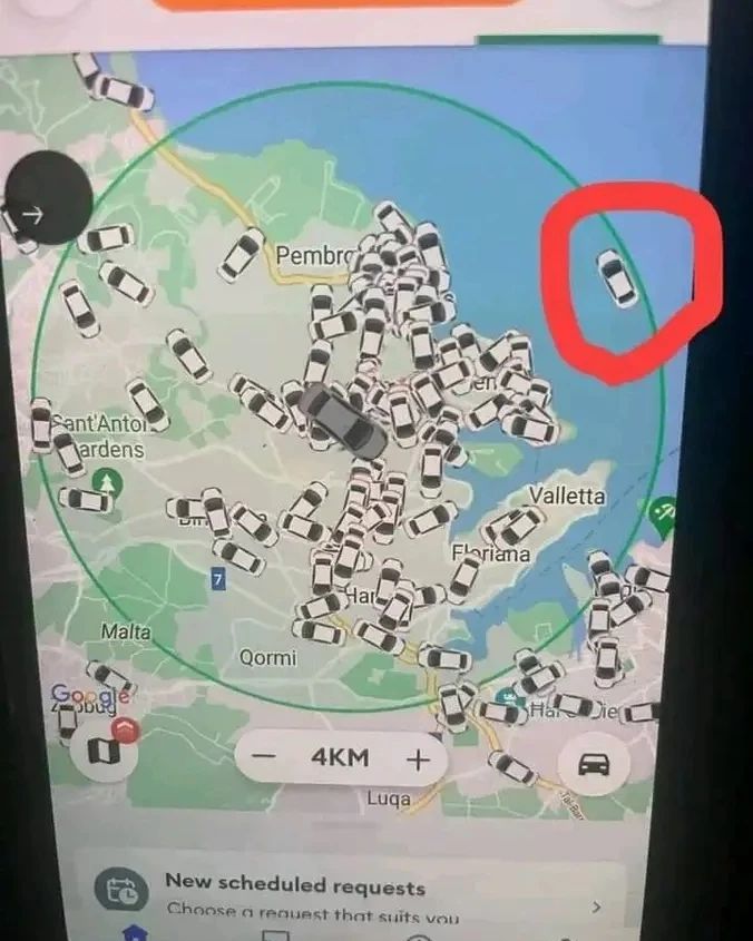 Potret maps ojol error  Berbagai sumber