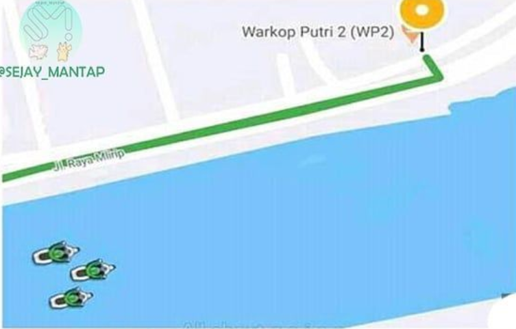 Potret maps ojol error  Berbagai sumber