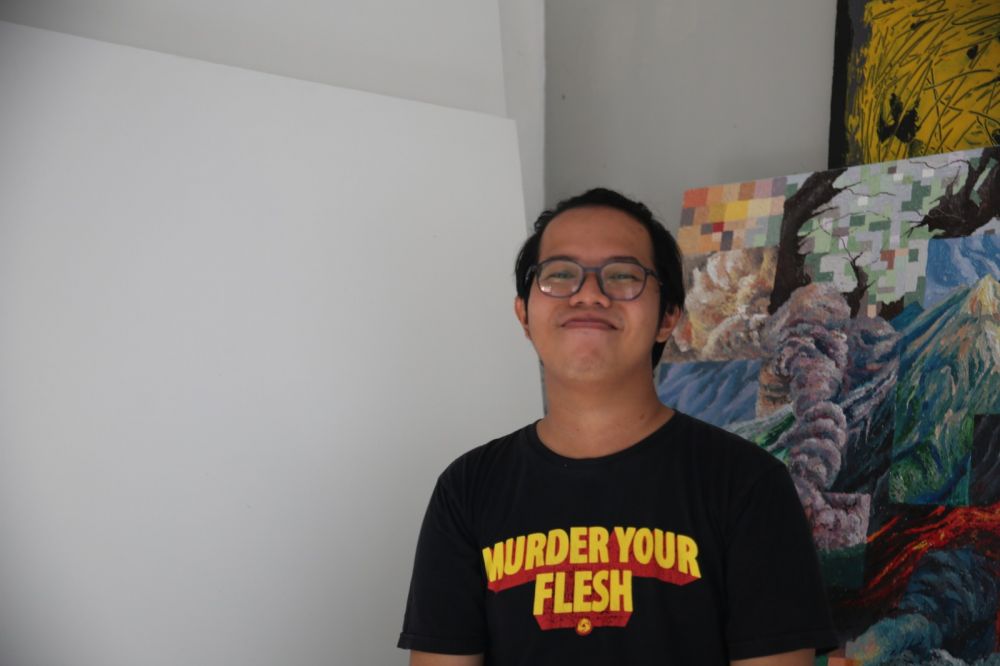 Galih Reza Suseno pameran tunggal di White Space Art Asia Singapura © 2023 brilio.net