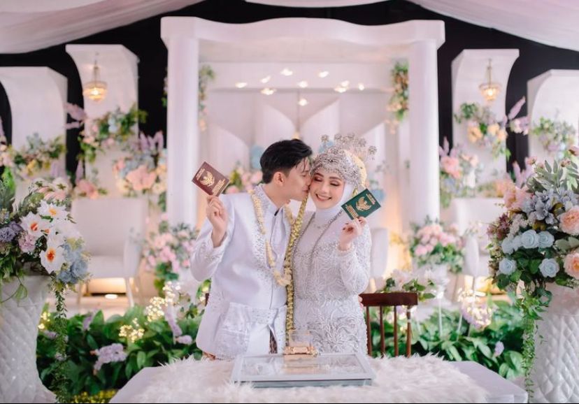 momen pernikahan anak mastur © instagram momen pernikahan anak mastur © instagram