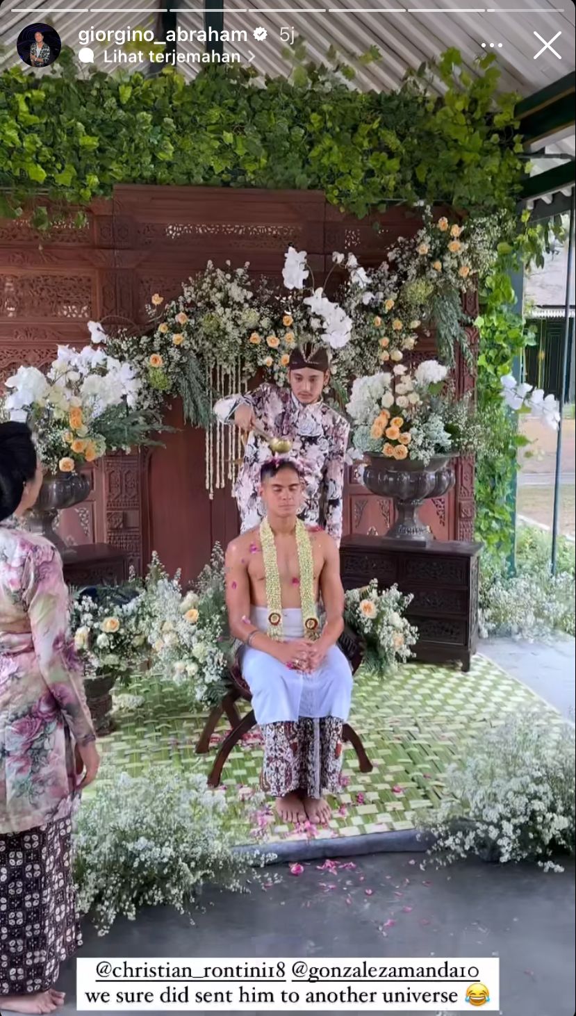 momen siraman amanda gonzales © berbagai sumber