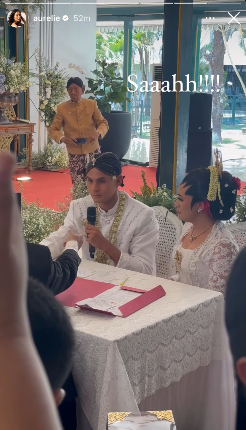 momen haru akad nikah amanda gonzales © instagram momen haru akad nikah amanda gonzales © instagram