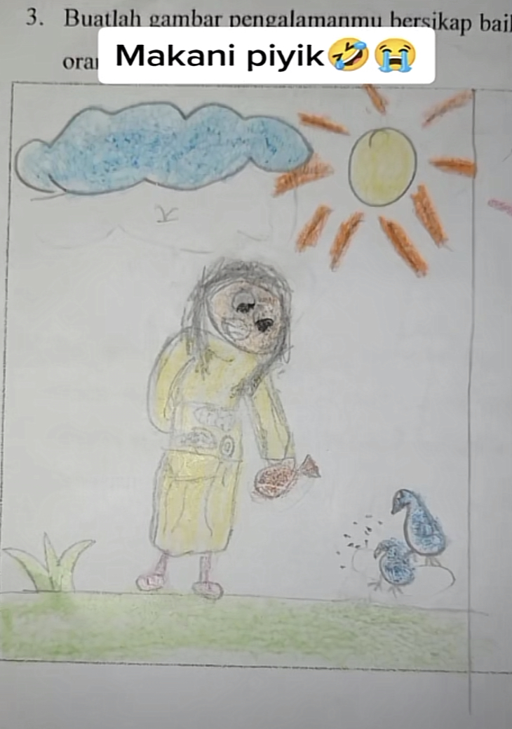 hasil gambar anak SD dari pengalaman TikTok