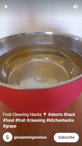 Tanpa baking soda, ini trik bersihkan kotoran dan lapisan lilin pada anggur pakai 2 bumbu dapur