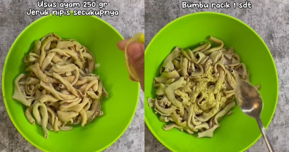 Bukan tepung beras atau maizena, ini trik goreng usus super renyah dan keriting ditambah 1 bahan dapur