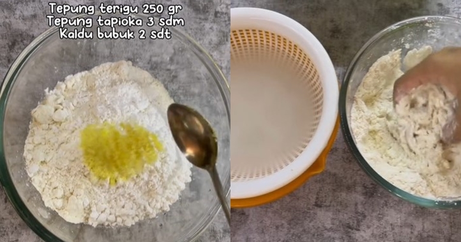Bukan tepung beras atau maizena, ini trik goreng usus super renyah dan keriting ditambah 1 bahan dapur