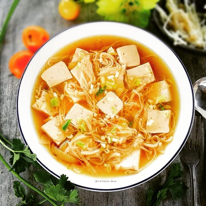 31 Resep olahan jamur enoki berbagai bumbu, sedap dan mudah dibuat
