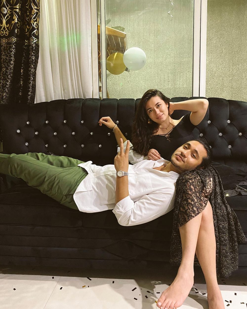 kedekatan gino dan amanda gonzales © berbagai sumber