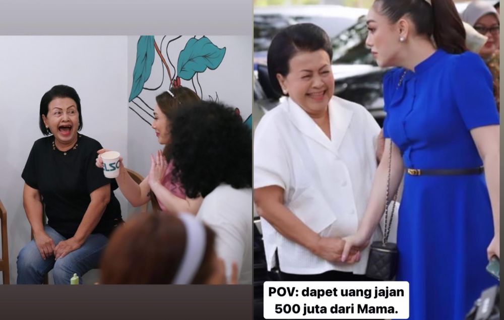 Celine Evangelista bagikan momen akrab bareng istri ST Burhanuddin © berbagai sumber Celine Evangelista bagikan momen akrab bareng istri ST Burhanuddin © berbagai sumber