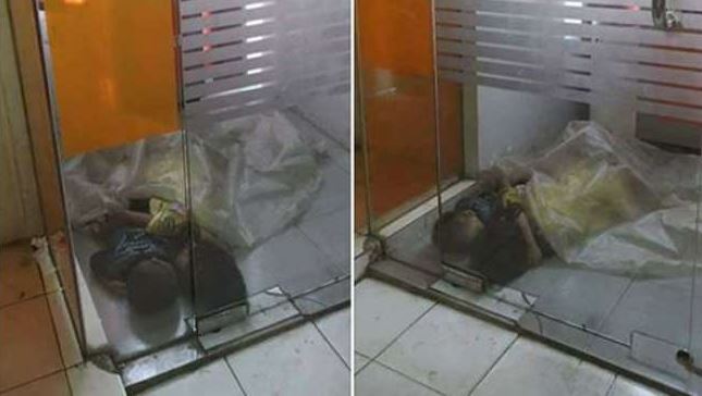 kelakuan nyeleneh orang tidur dalam ATM Berbagai sumber