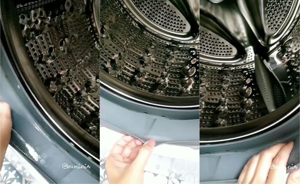 Trik mudah bersihkan jamur di karet mesin cuci © 2023 brilio.net Trik mudah bersihkan jamur di karet mesin cuci © 2023 brilio.net