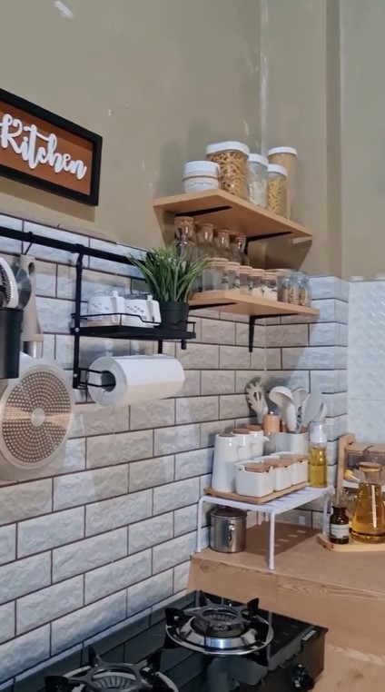 dapur mungil tanpa kitchen set manjakan mata © TikTok