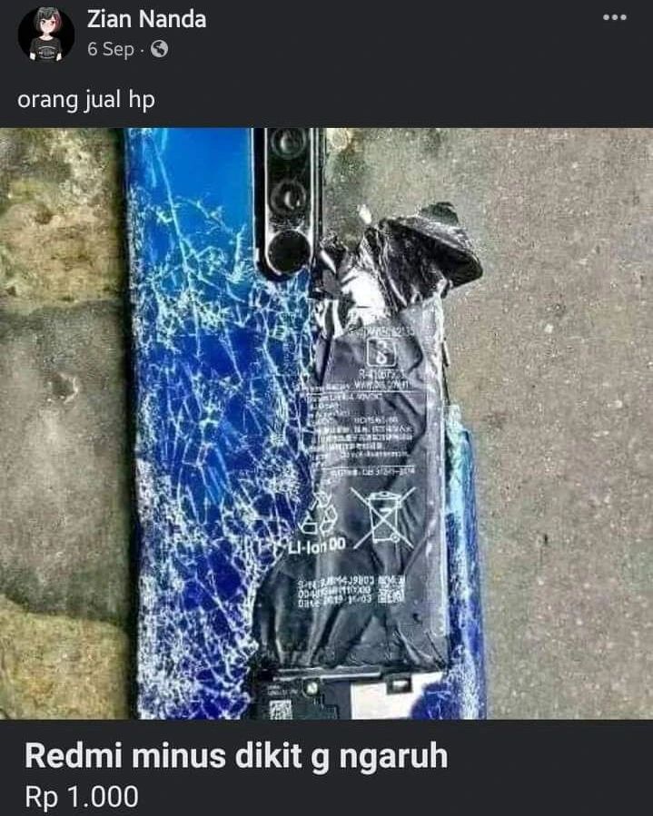 Potret orang jual HP rusak Berbagai sumber