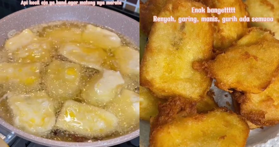 Tanpa baking soda atau tepung beras, ini trik goreng pisang renyah dan wangi pakai 1 bahan dapur