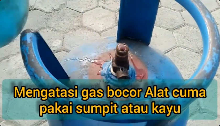 Tak perlu disumpal karet gelang dan ban bekas, ini cara atasi gas elpiji bocor dengan 1 alat sederhana