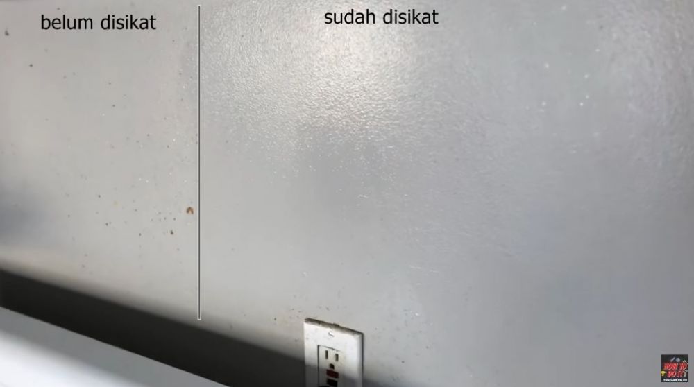 Bukan pakai tepung, ini cara bersihkan tembok dapur yang berminyak agar kinclong tak berbekas