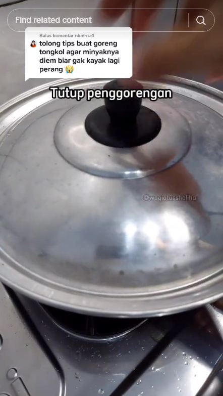 Aksi wanita tunjukkan cara lain goreng ikan ini bikin tercengang kagum, dijamin minyak tidak meletup