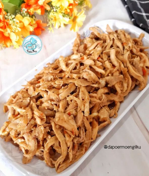 25 Resep olahan ayam suwir pedas, gurih dan lezatnya bikin nambah