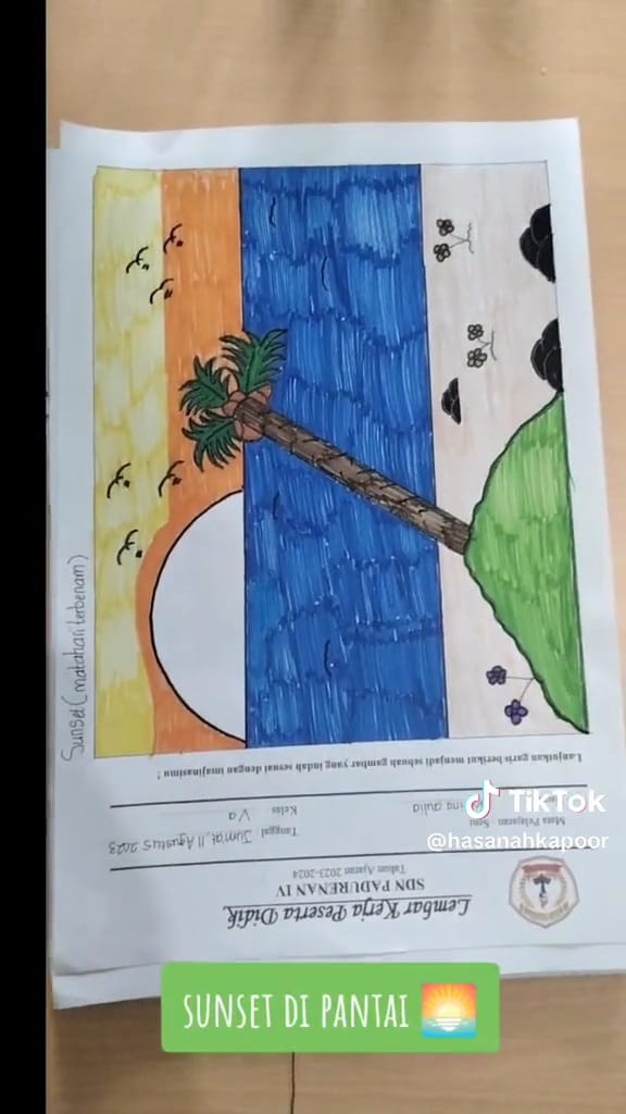 Gambar murid 5 SD di luar nurul © TikTok Gambar murid 5 SD di luar nurul © TikTok