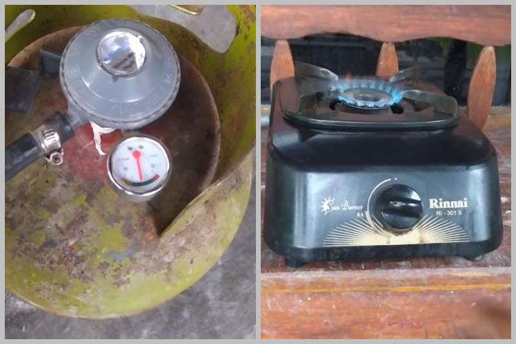 Bukan ditambal karet atau benang jahit, ini trik mengatasi tabung gas bocor pakai 1 jenis sampah