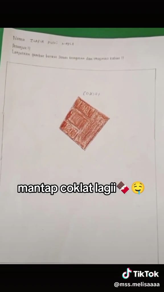 Gambar murid 3 sd bikin gagal paham © TikTok