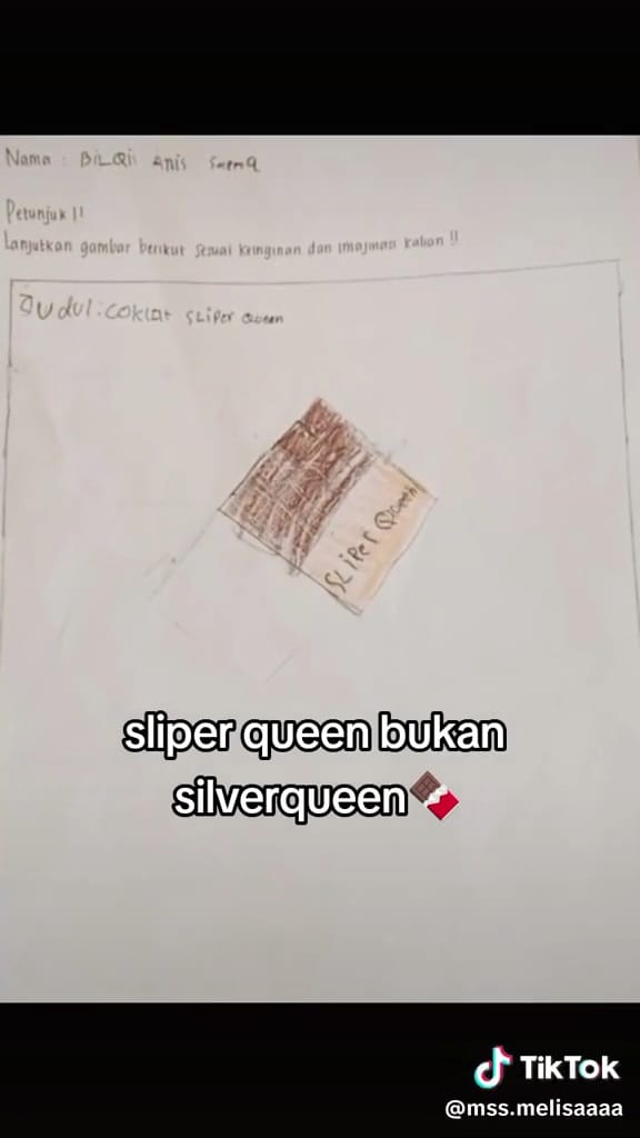 Gambar murid 3 sd bikin gagal paham © TikTok