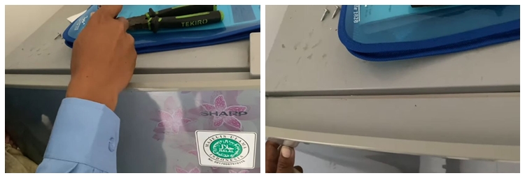 Auto rapat dalam 10 menit, ini trik perbaiki karet kulkas yang longgar tanpa ribet