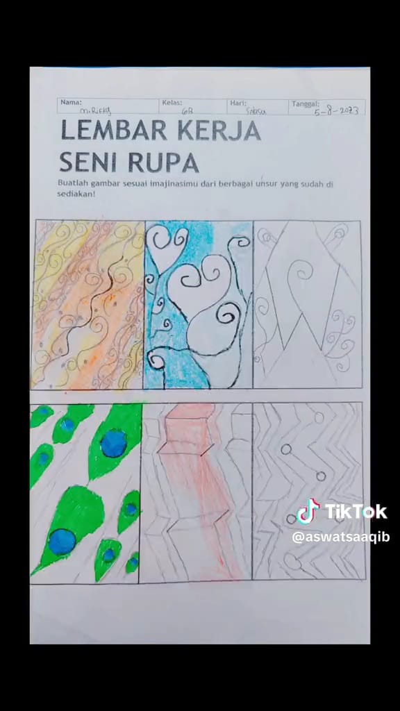 Gambar murid nggak habis fikri © TikTok Gambar murid nggak habis fikri © TikTok