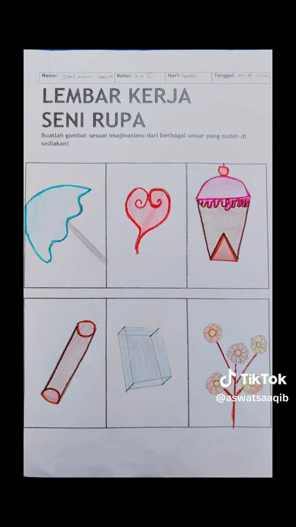 Gambar murid nggak habis fikri © TikTok Gambar murid nggak habis fikri © TikTok