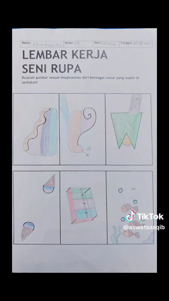 Gambar murid nggak habis fikri © TikTok Gambar murid nggak habis fikri © TikTok