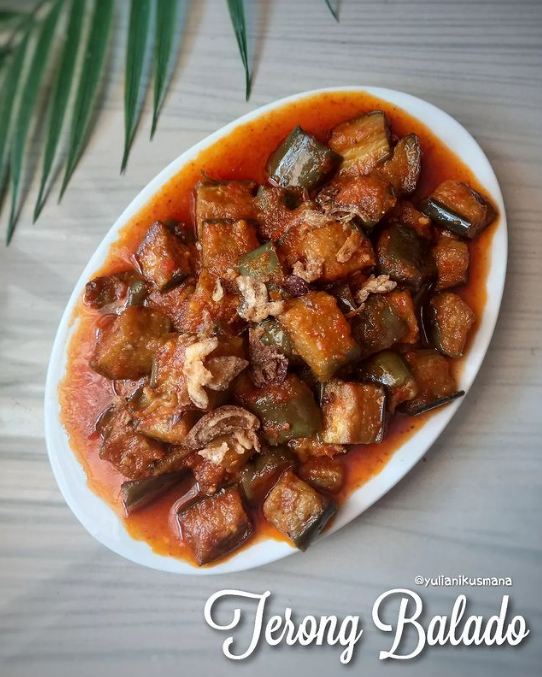 20 Resep balado terong, enak, mudah dibuat, dan bikin ketagihan