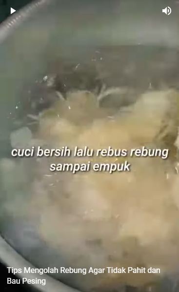 Bukan direbus pakai rempah, ini trik mengolah rebung agar tidak bau dan rasanya tak pahit