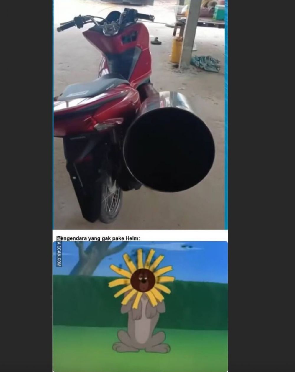 potret desain nyeleneh knalpot Berbagai sumber