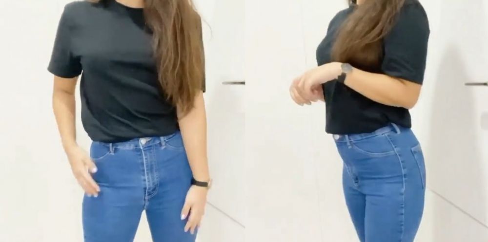 trik bikin kaos jadi model crop tee © Instagram