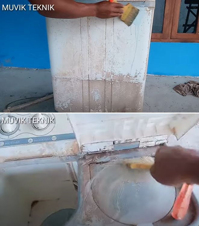 cara bersihkan kerak mesin cuci © YouTube cara bersihkan kerak mesin cuci © YouTube