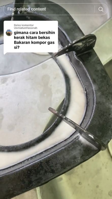 Bukan pakai sabun atau sitrun, ini cara bersihkan tungku kompor berkerak agar kinclong dalam 10 menit