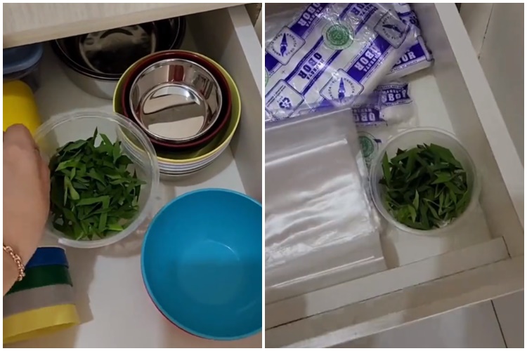 Cuma modal 1 jenis daun, ini cara mudah bikin pengharum lemari dapur yang wanginya tahan lama