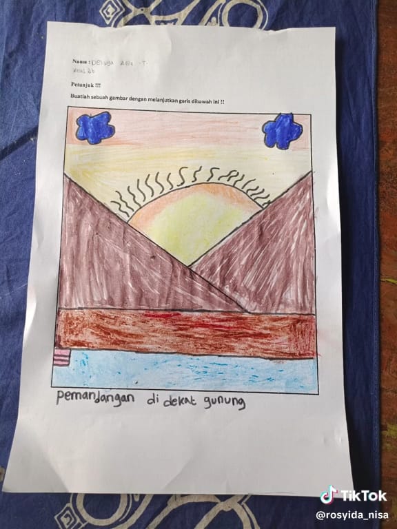 Gambar dari garis bikin tepuk jidat © TikTok Gambar dari garis bikin tepuk jidat © TikTok