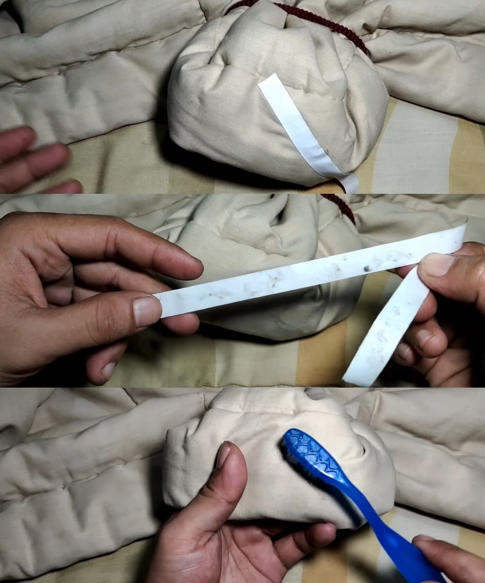  trik bersihkan bekas permen karet di kain pakai 1 bahan perekat © berbagai sumber