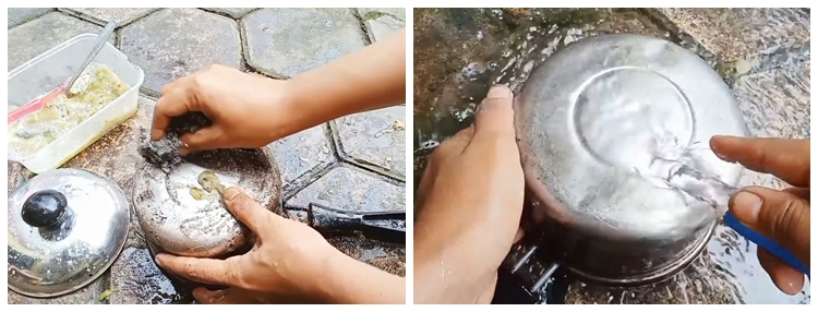 Tanpa cuka dan baking soda, ini cara ampuh basmi kerak hitam di pantat panci cuma pakai 1 jenis buah