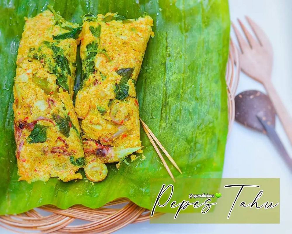 21 Cara membuat pepes tahu kemangi, praktis dan gurih