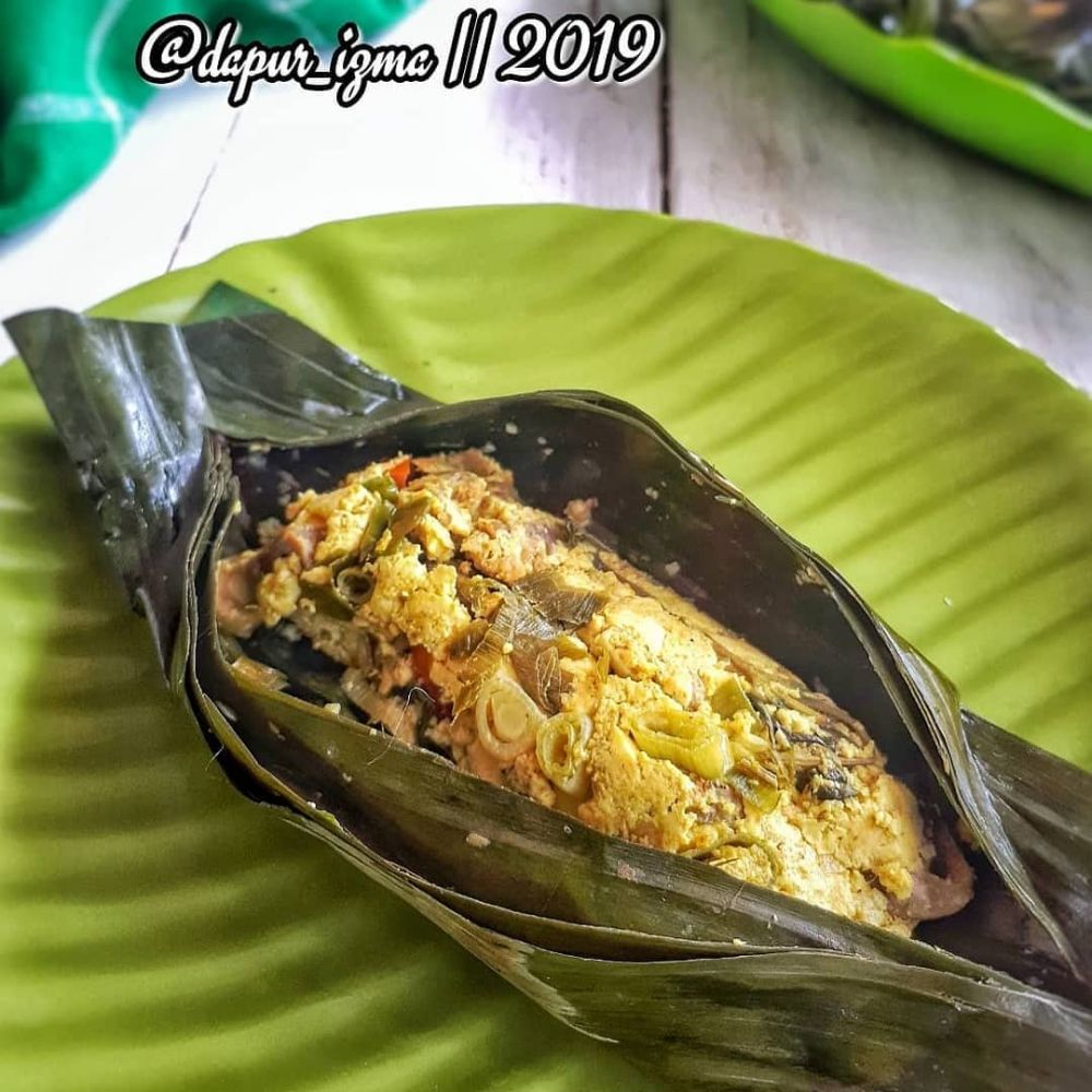 21 Cara membuat pepes tahu kemangi, praktis dan gurih