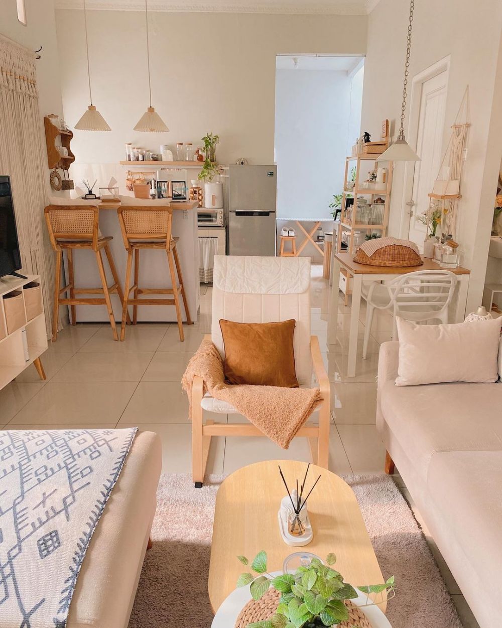 dapur japandi mini bar estetik dan mewah © 2023 brilio.net