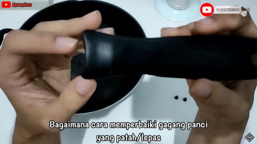 Modal Rp0, ini trik cepat perbaiki gagang teflon yang lepas cuma pakai 2 alat sederhana